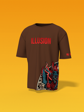 Illusion Brown Unisex Oversized Special Edition T-Shirt